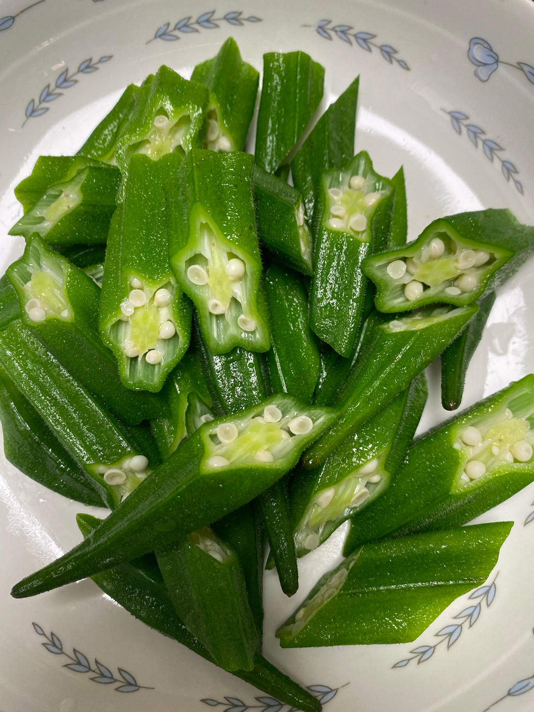 凉拌秋葵