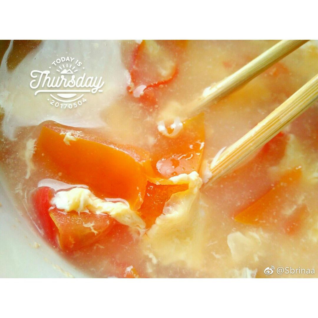 好喝到爆的西红柿鸡蛋汤