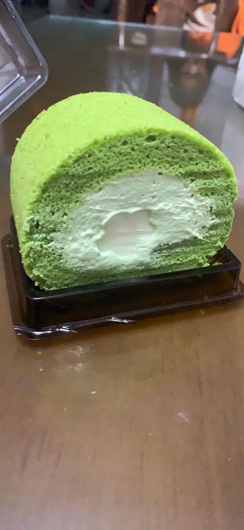 超清新｜斑斓椰香奶冻蛋糕卷｜卷不裂