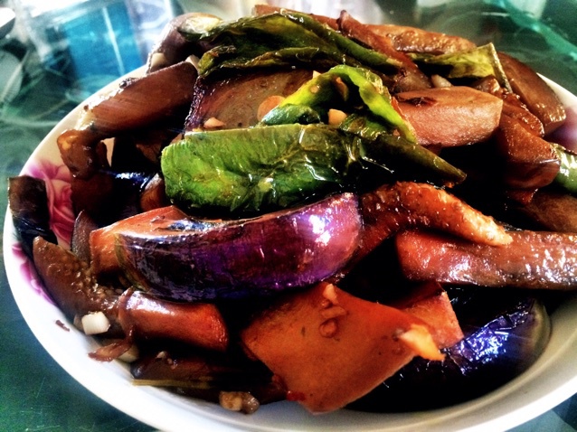 虎皮辣子烧茄子