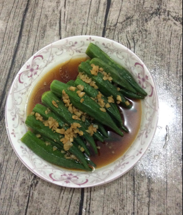 蒜蓉秋葵