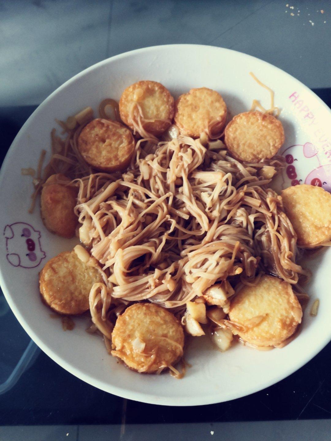 超级下饭菜--金针菇日本豆腐