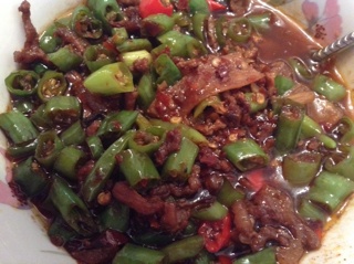 豆豉辣椒炒肉