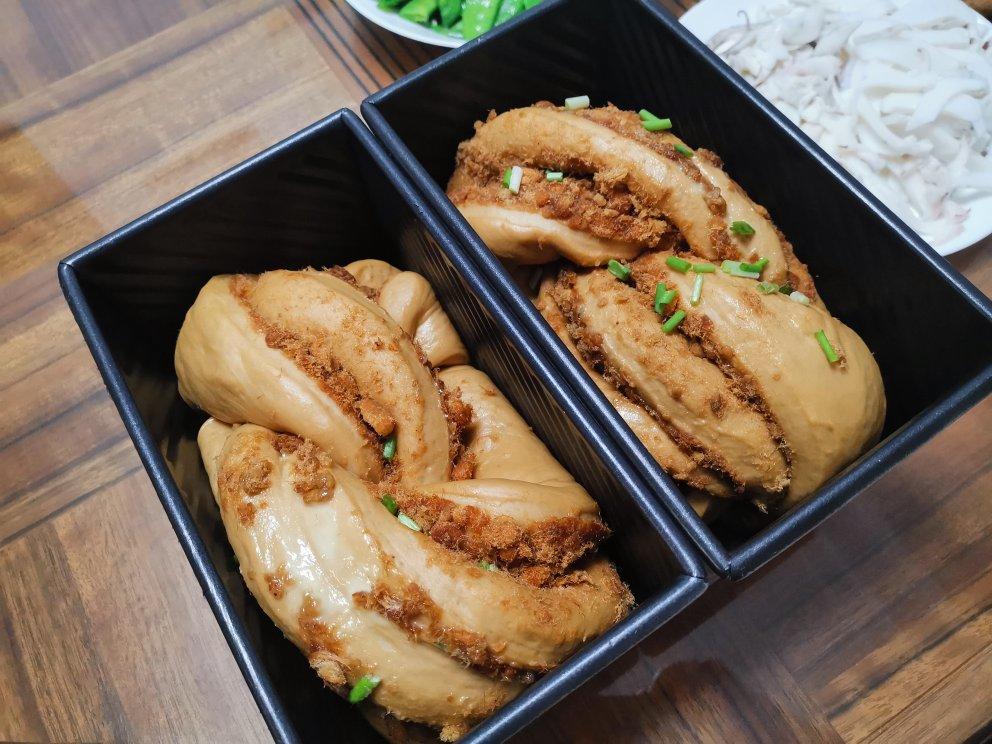 香葱肉松红糖吐司