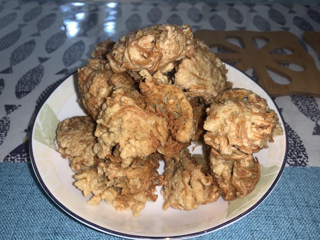 油炸椒盐金针菇