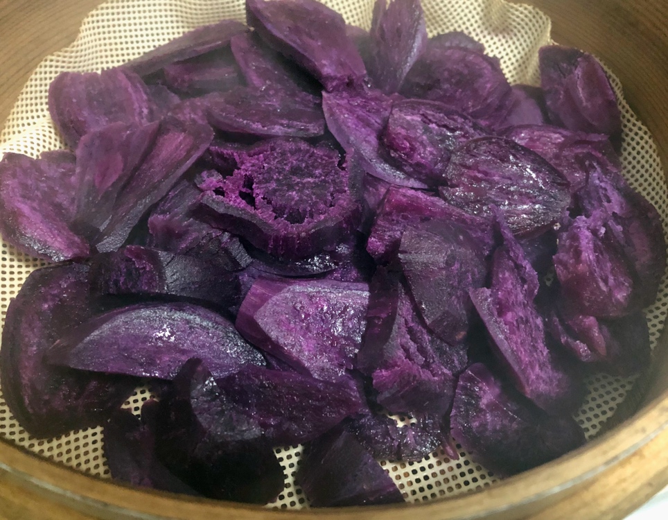 奶香紫薯馅料的做法 步骤1