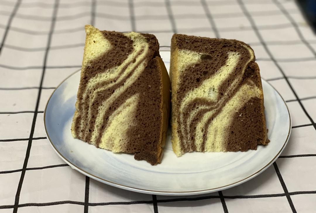 绿斑马戚风蛋糕