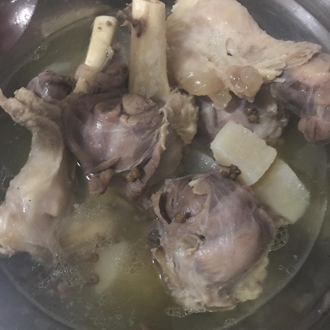 原汁原味的香浓高压锅清汤羊蝎子（清真做法）