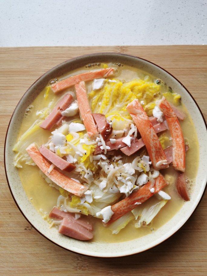 鲜掉眉毛的上汤娃娃菜