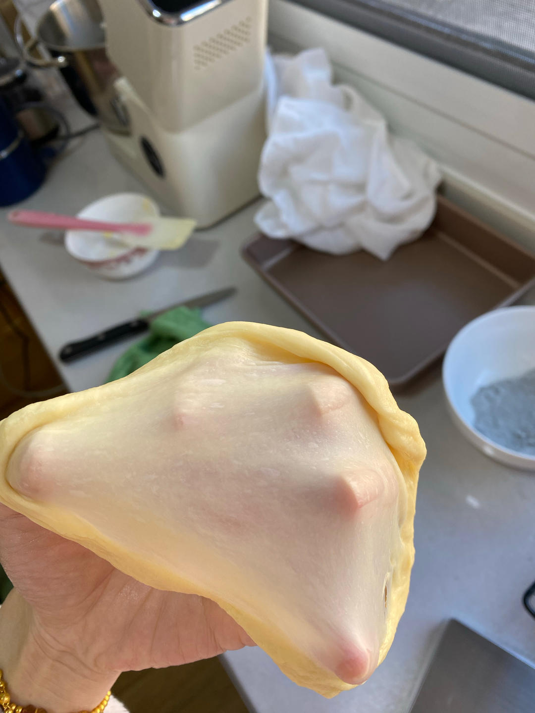 纯奶手撕吐司的做法 步骤1