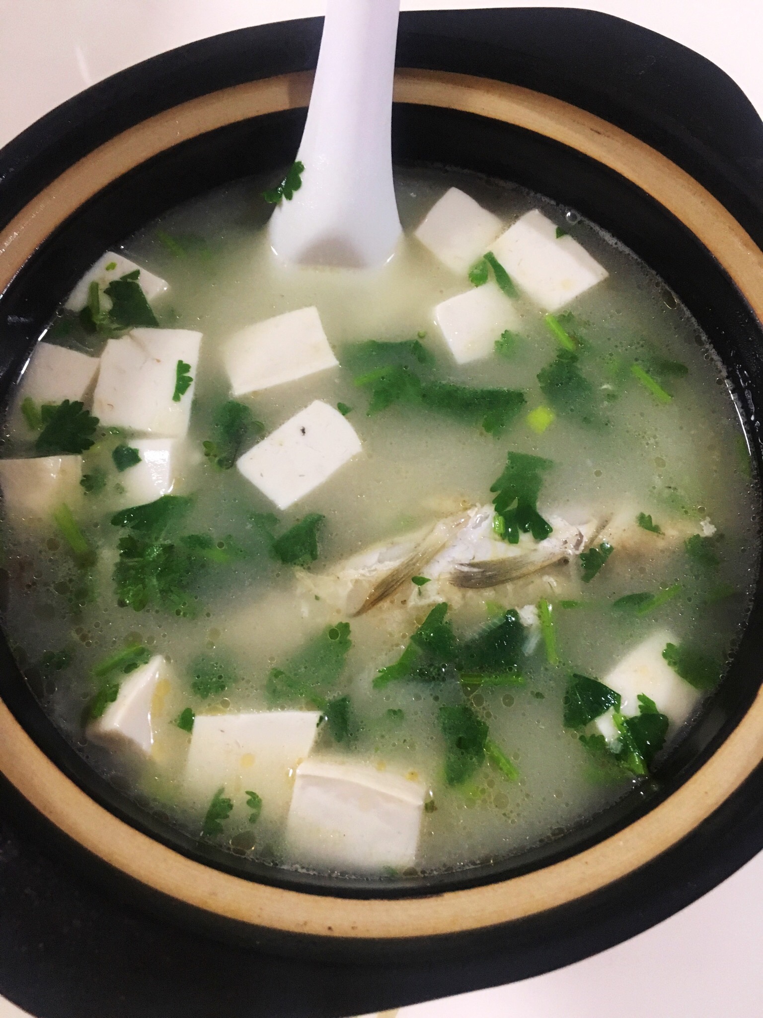 老豆腐鱼汤（白汤）