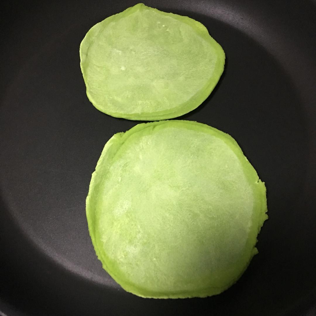 菠菜汁春饼