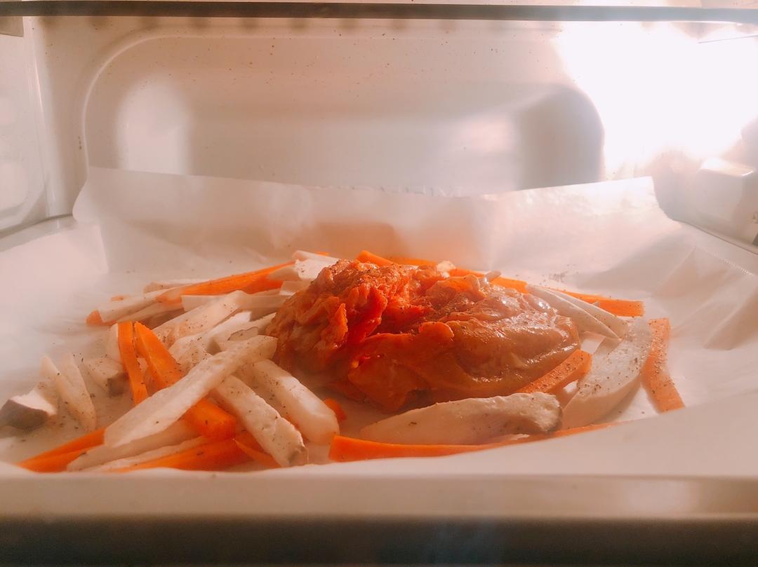 【北鼎烤箱食谱】香草青柠鸡胸荞麦面温沙拉【美味减脂餐】