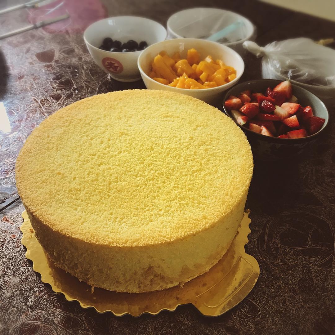 八寸戚风蛋糕