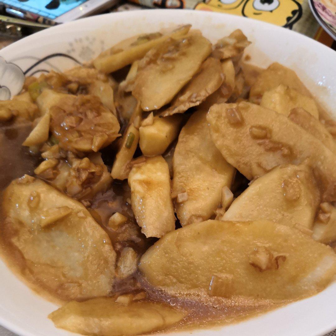 老丁的私房菜-清炒山药