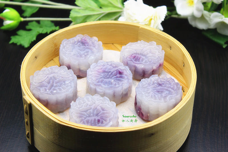 紫薯水晶饼