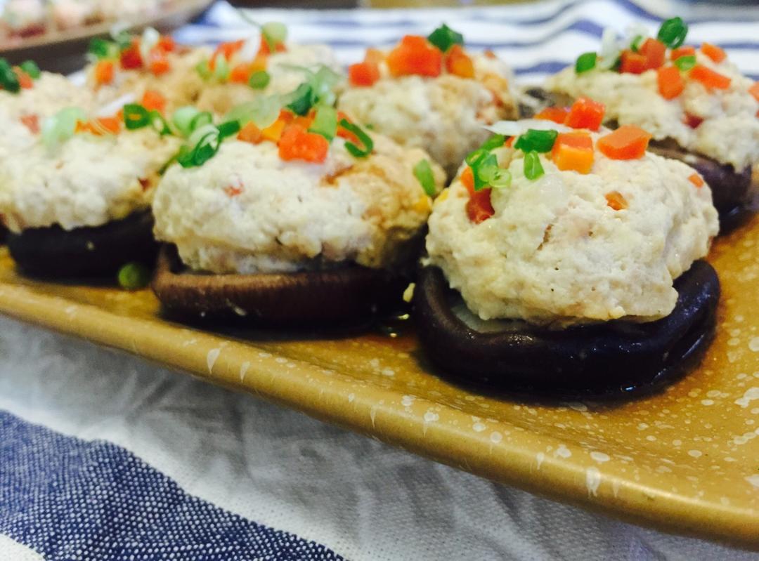 豆腐肉末酿香菇