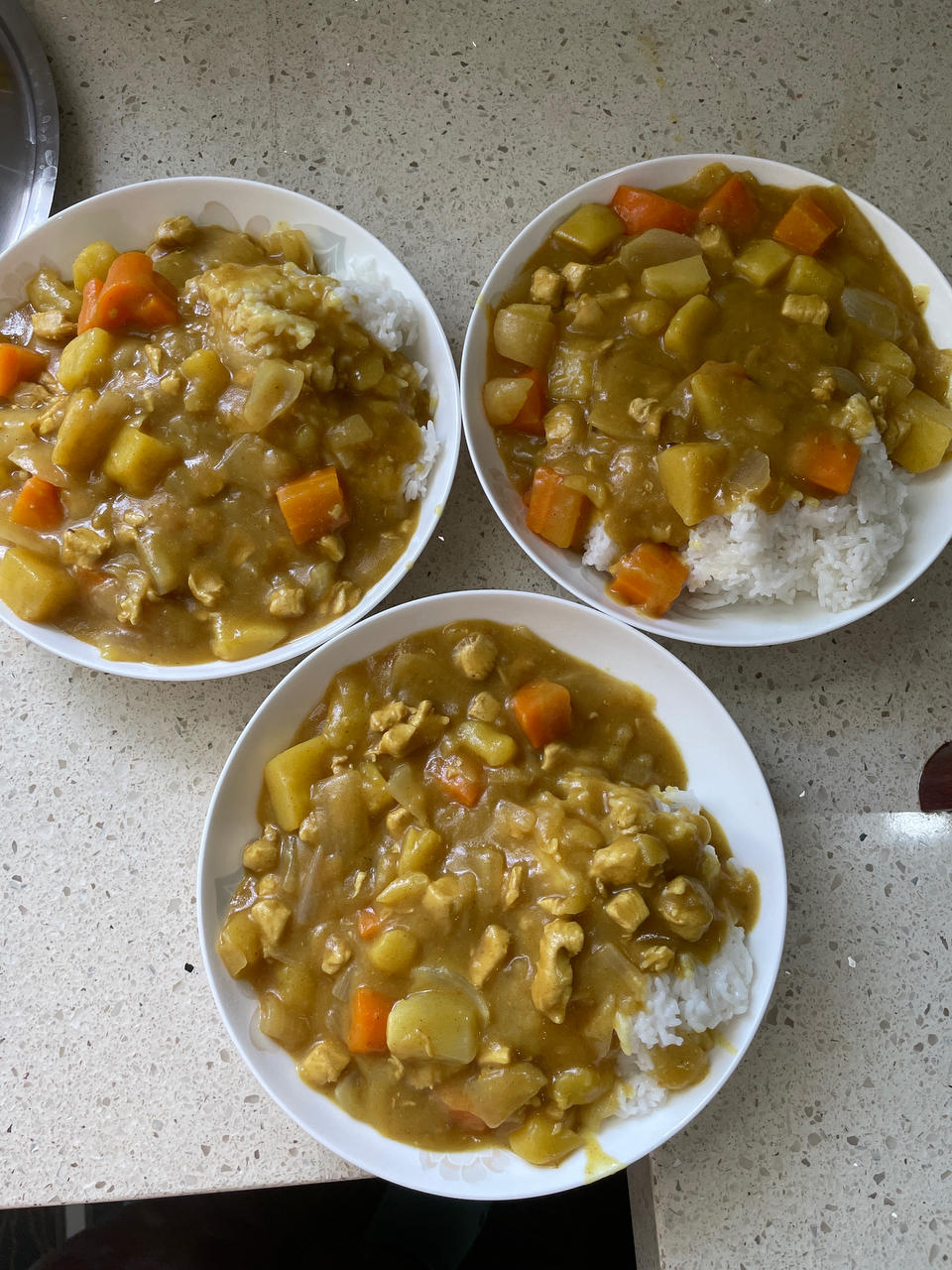 鸡肉咖喱饭🍛4人份