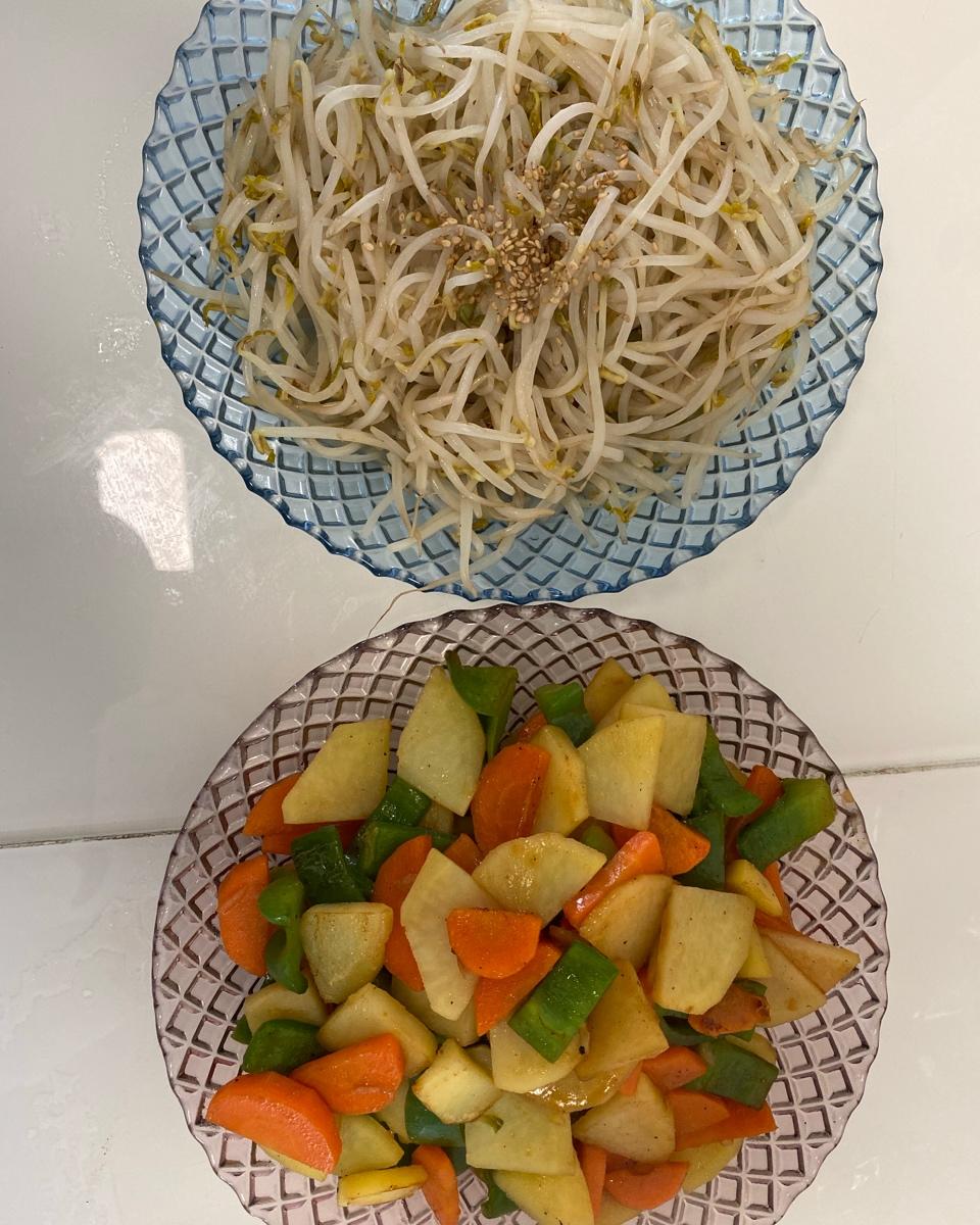 素炒三样