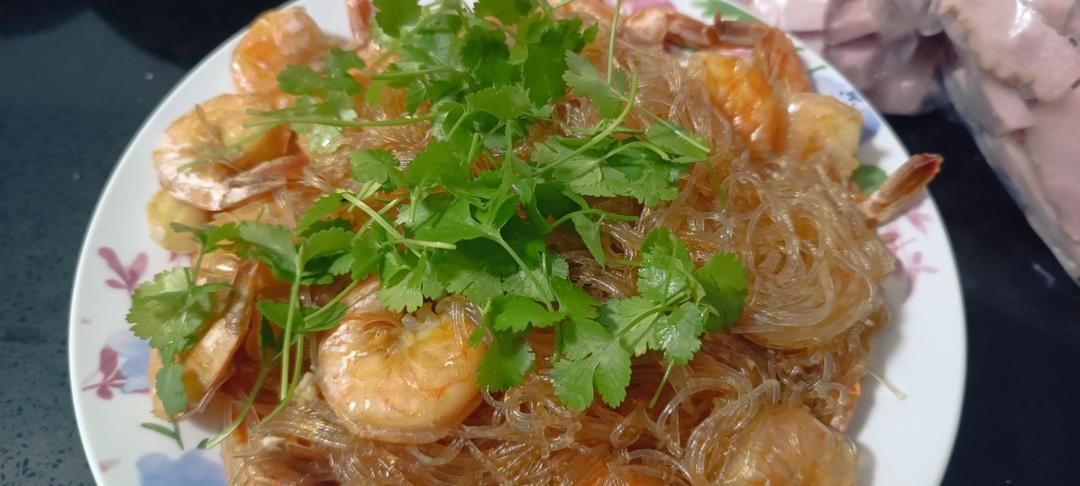 鲜虾粉丝煲