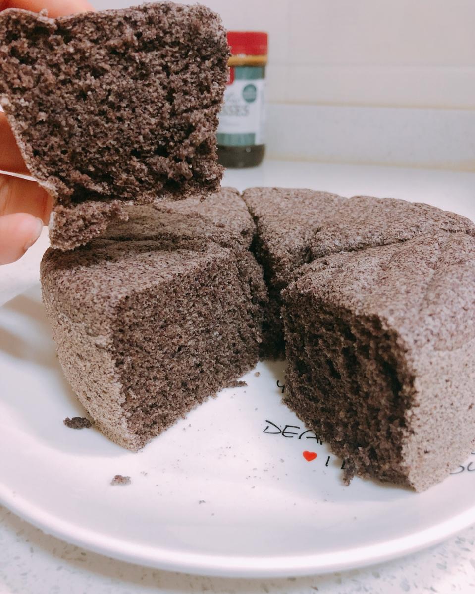 尐雯雯做的黑米糕