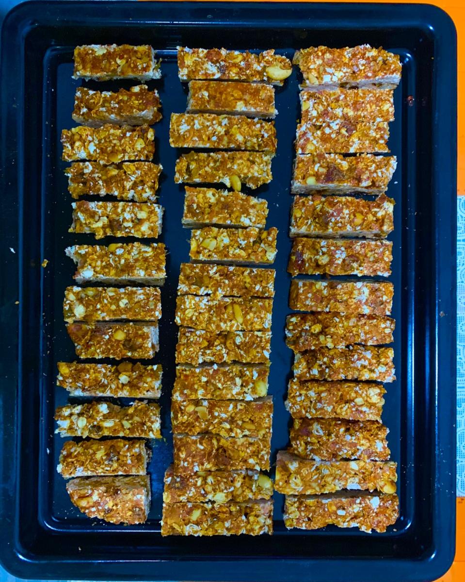 燕麦蛋白粉坚果能量棒
