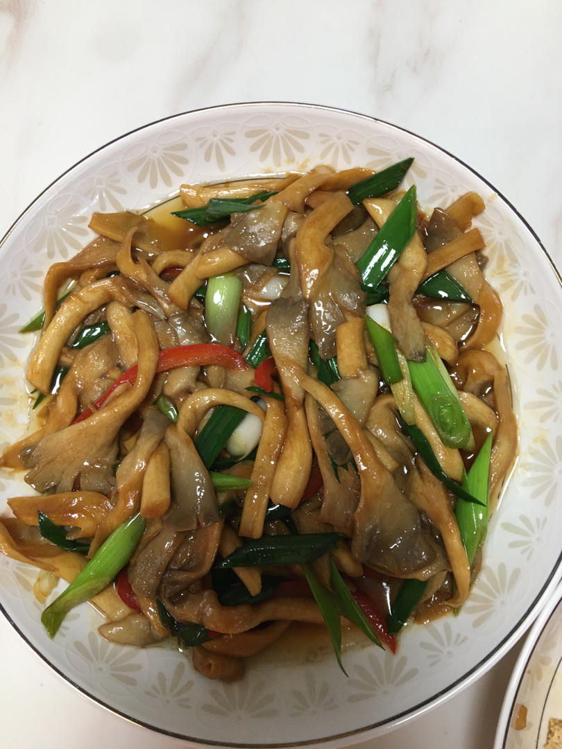 素炒平菇