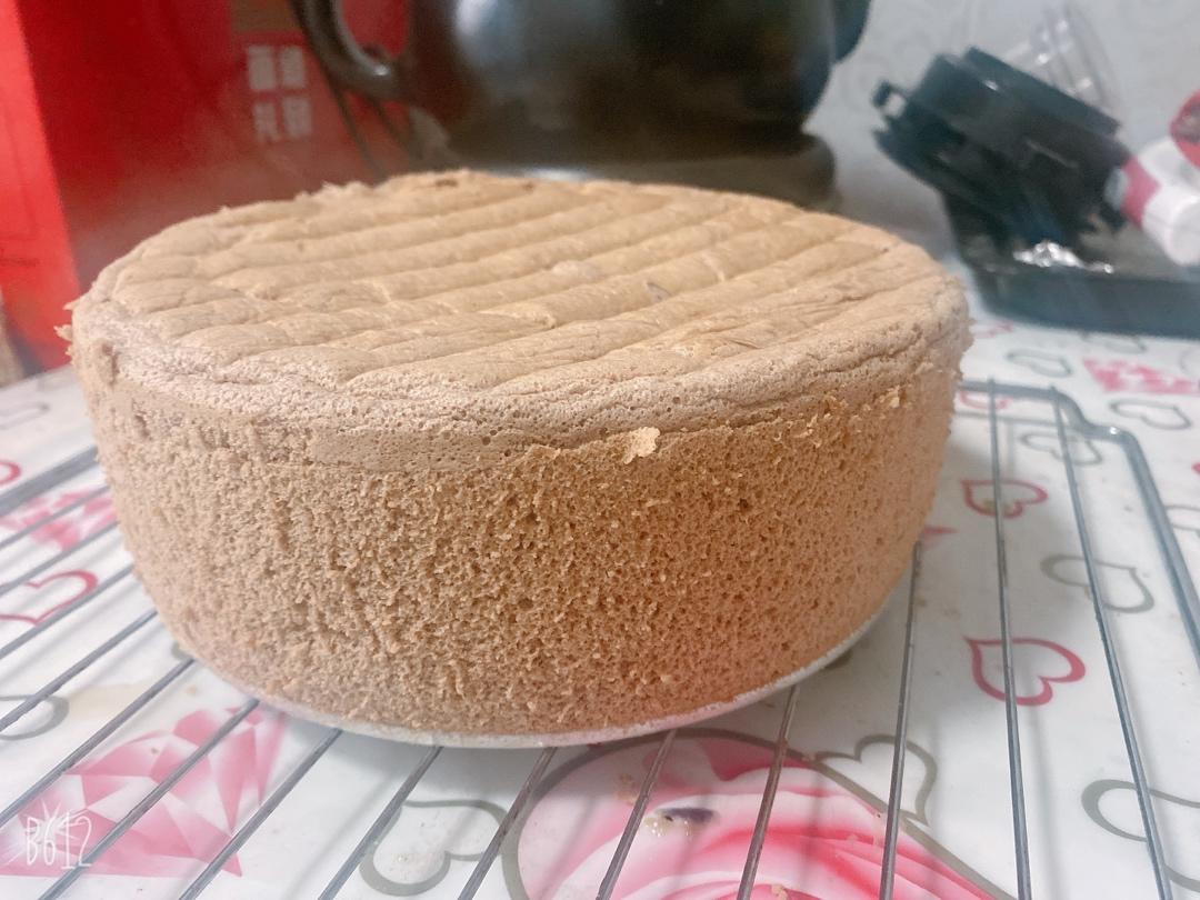 简单巧克力夹心可可蒸蛋糕