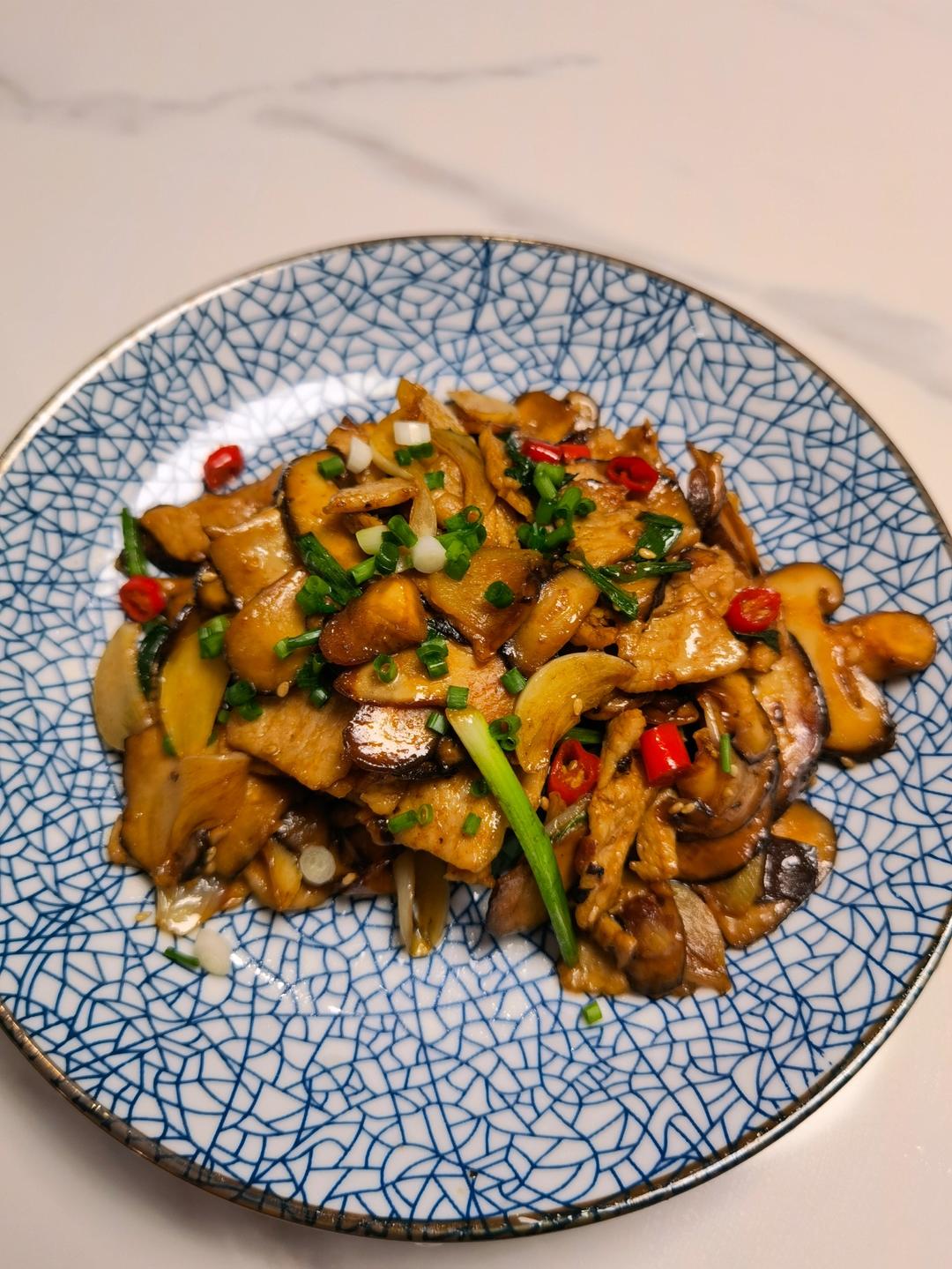 耗油香菇炒肉