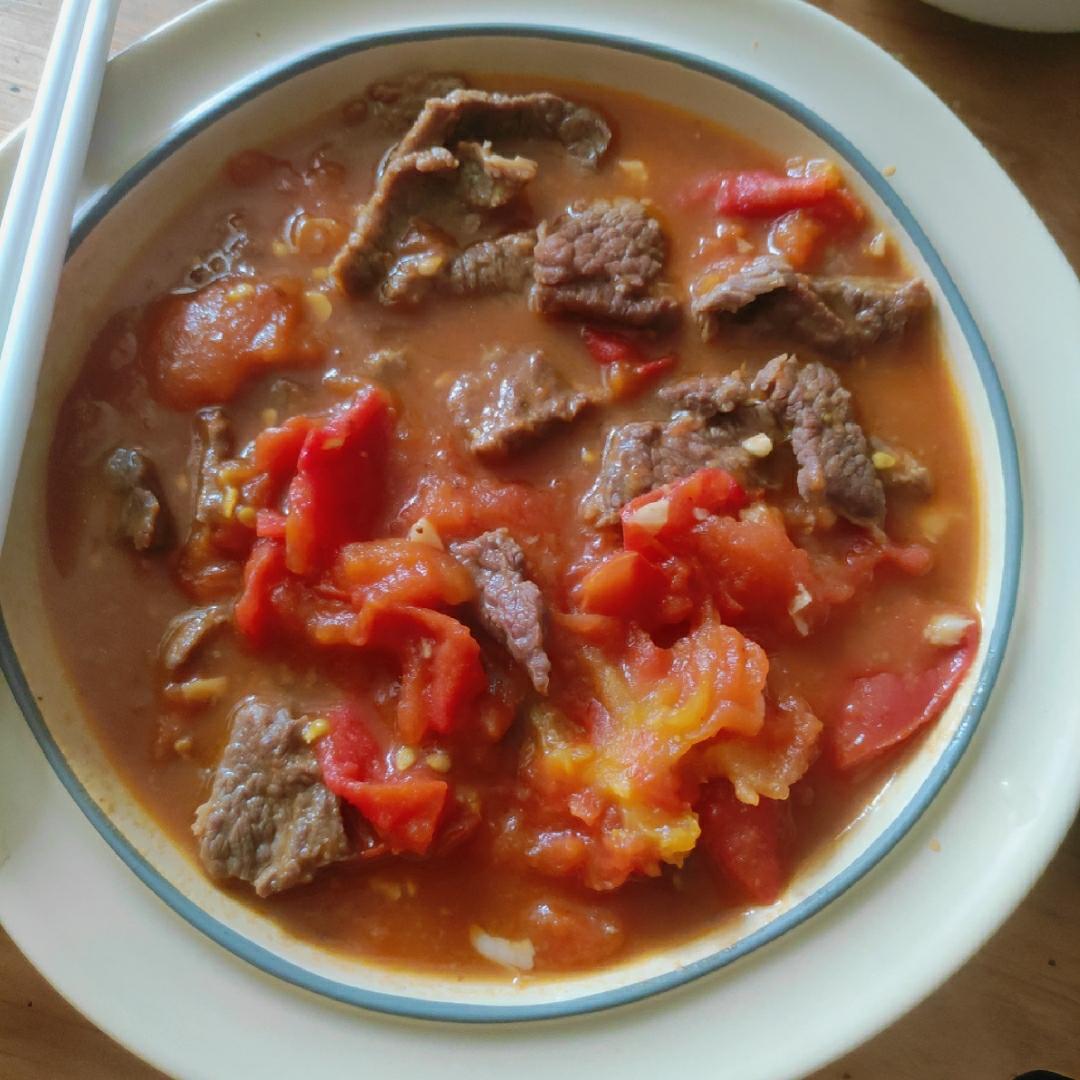 酸酸甜甜的番茄炒牛肉 | 开胃又下饭