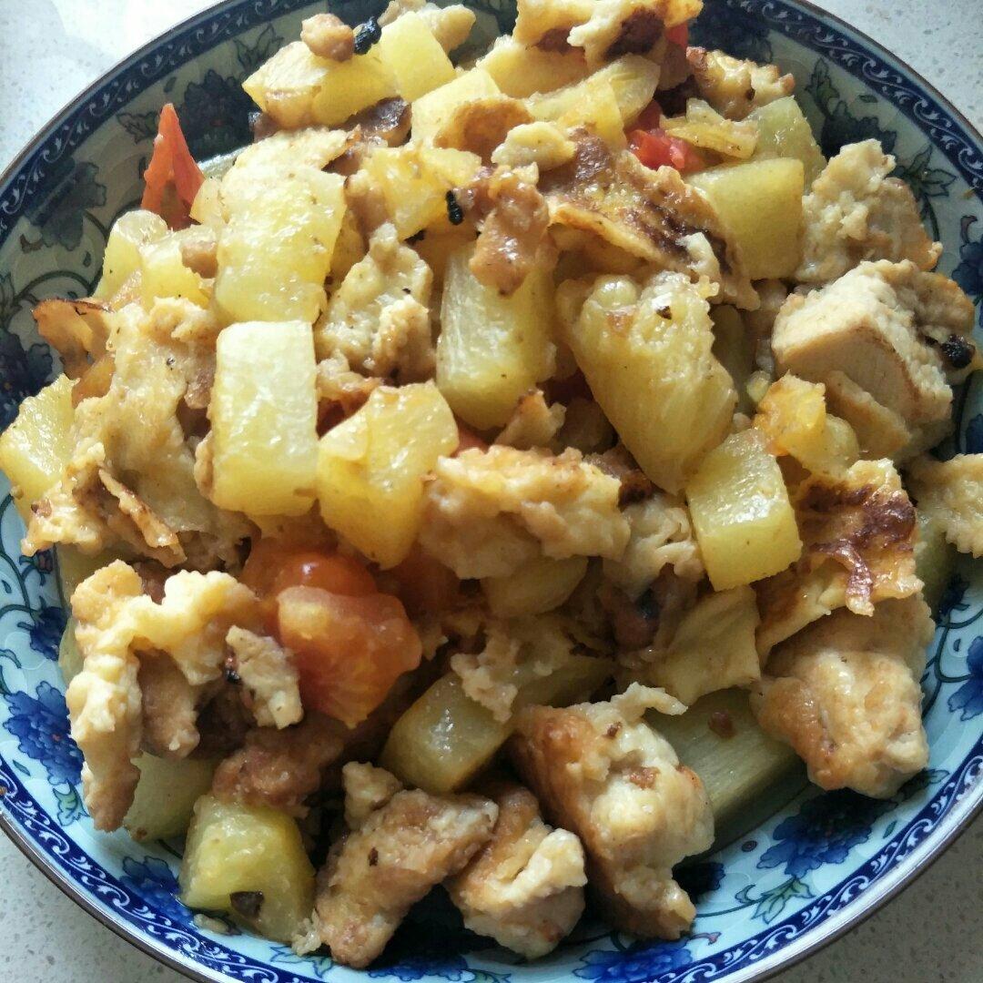 菠萝咕咾鸡肉