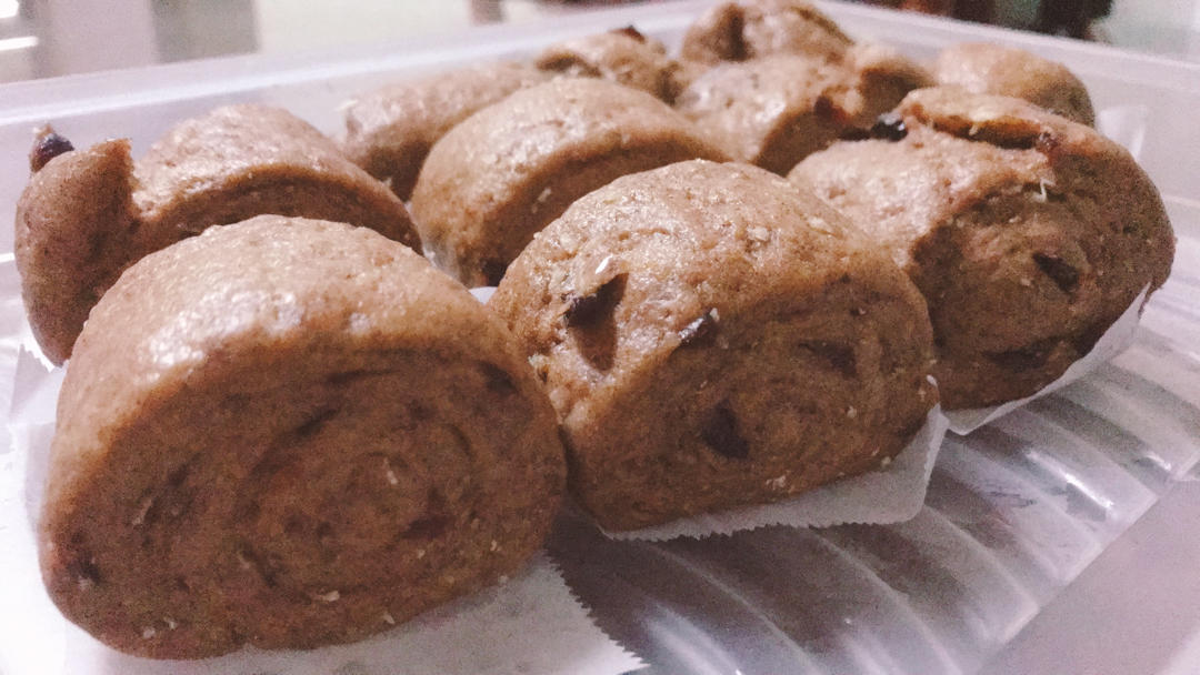 红糖红枣燕麦包