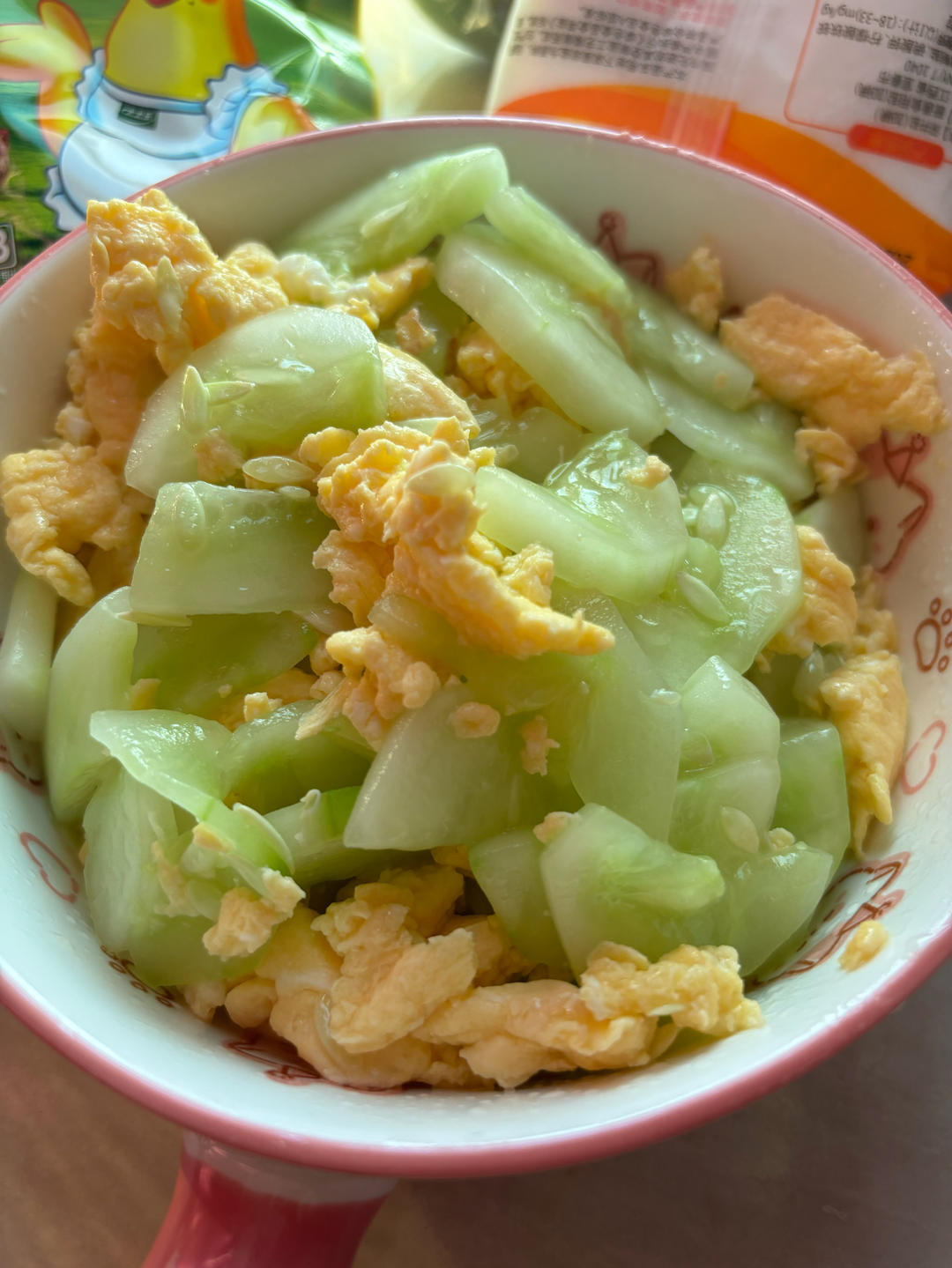 黄瓜炒鸡蛋