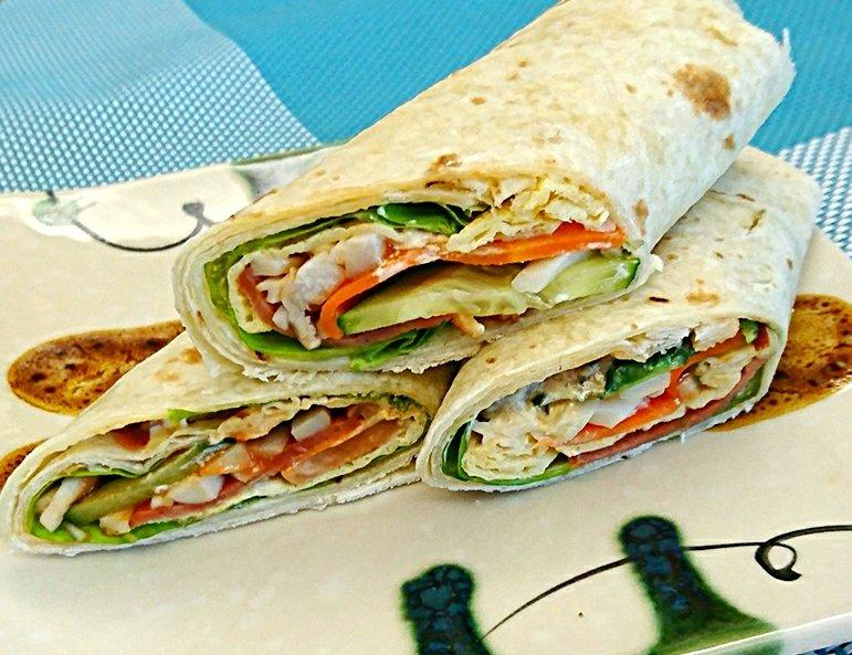 ｛轻食｝拉法卷的完美公式Laffa wrap（附饼皮做法）