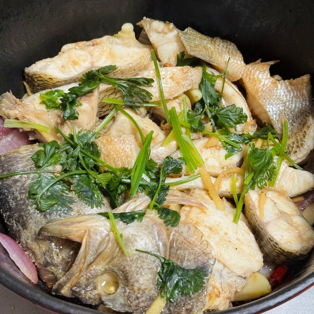 8分钟无水焗鲈鱼