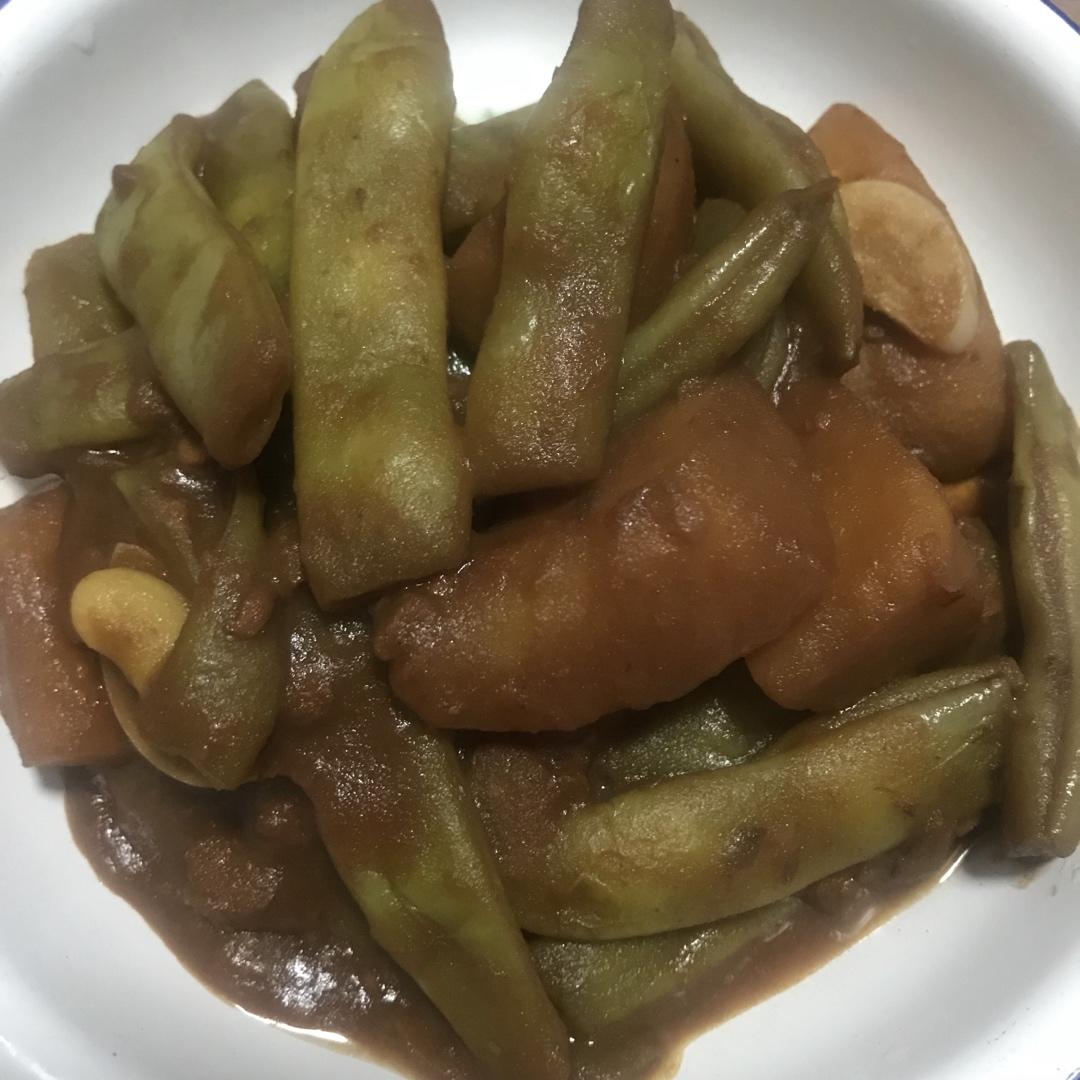 土豆炖豆角