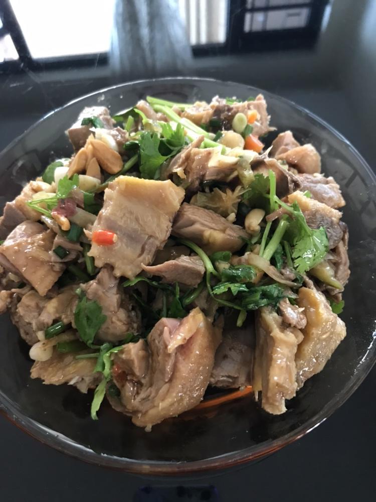 拌鸭的做法