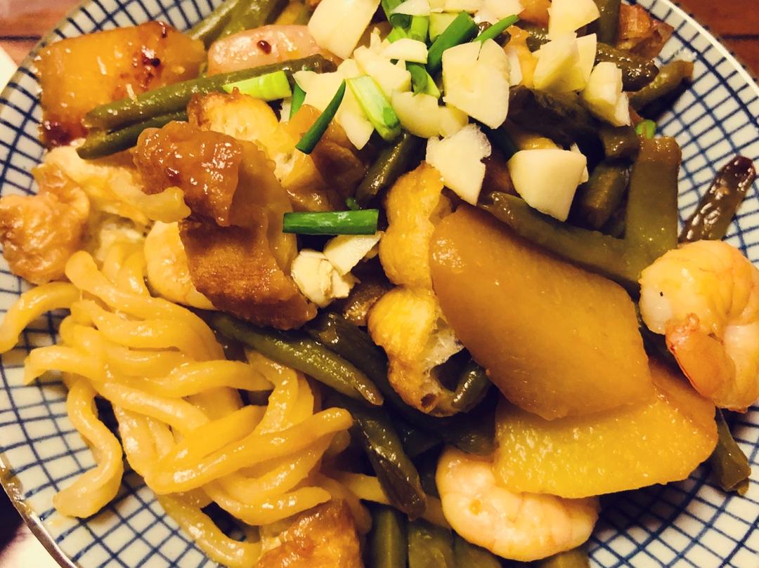 豆角焖面