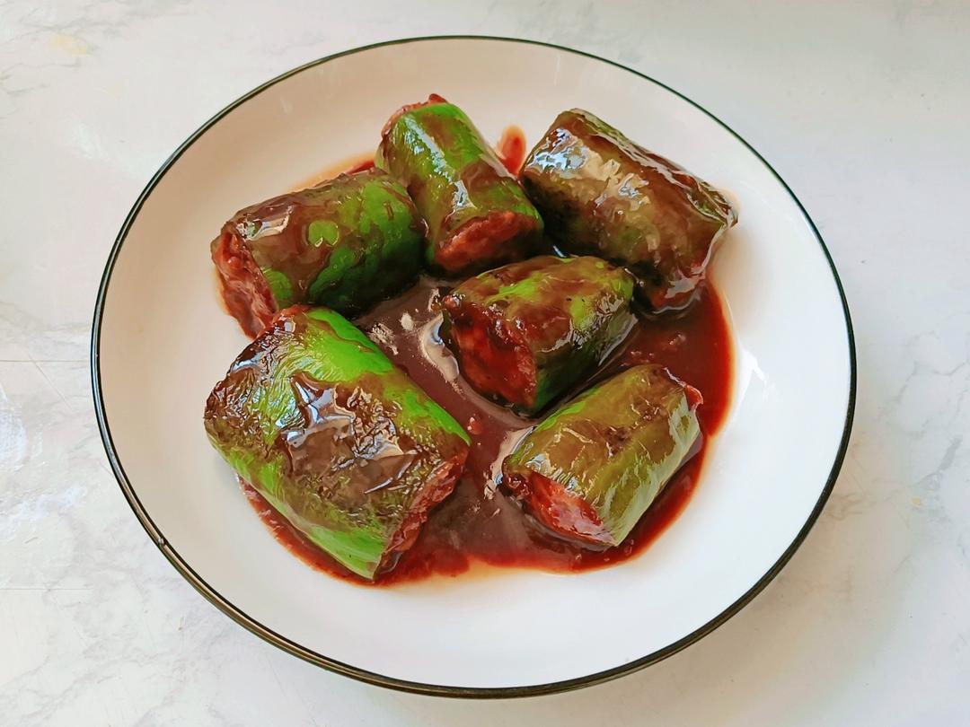 销魂青椒酿肉【超级下饭】