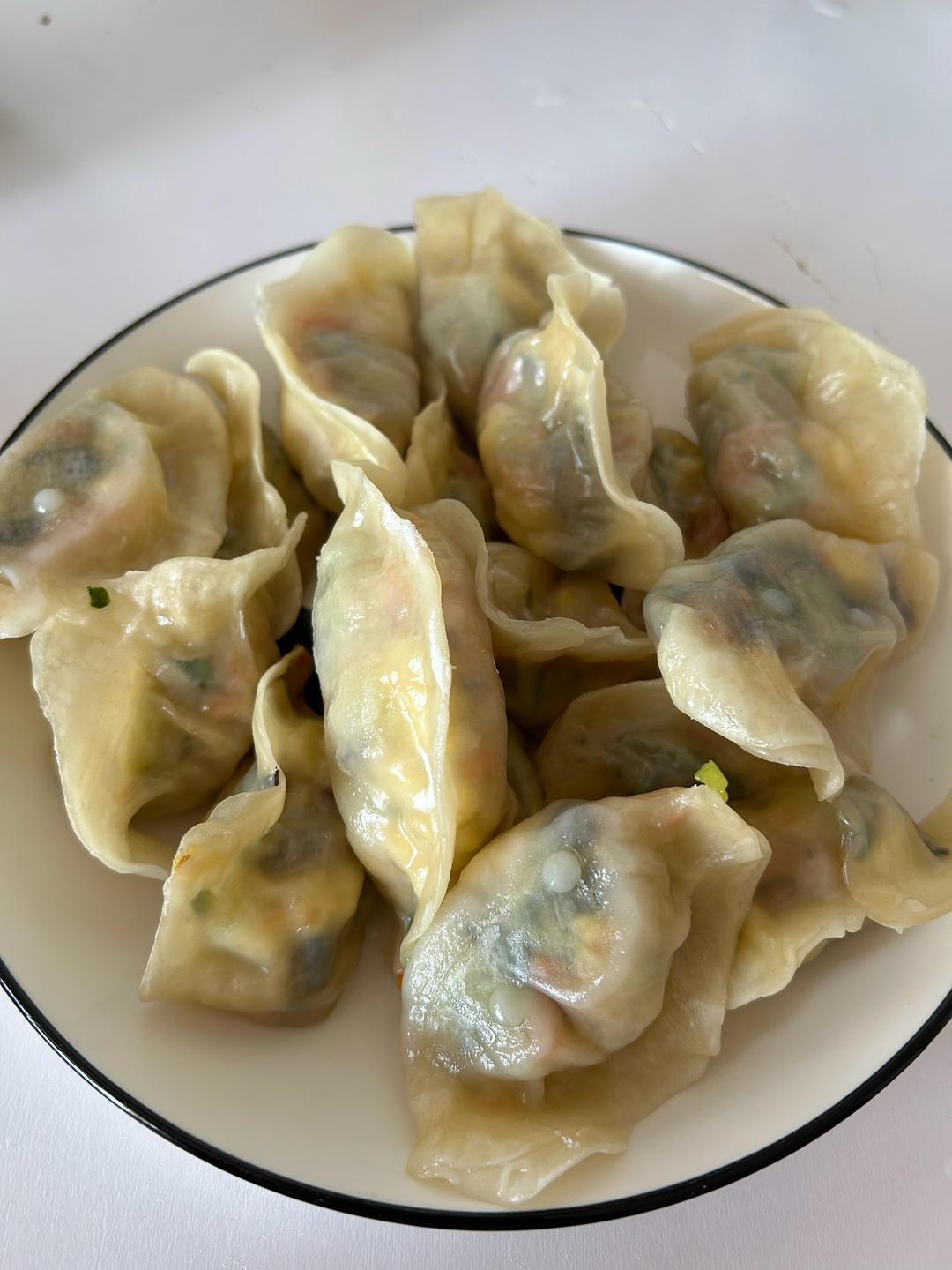 素饺子的极致美味 西葫芦鸡蛋饺子