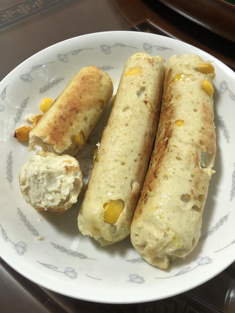 自制无添加玉米鸡肉肠