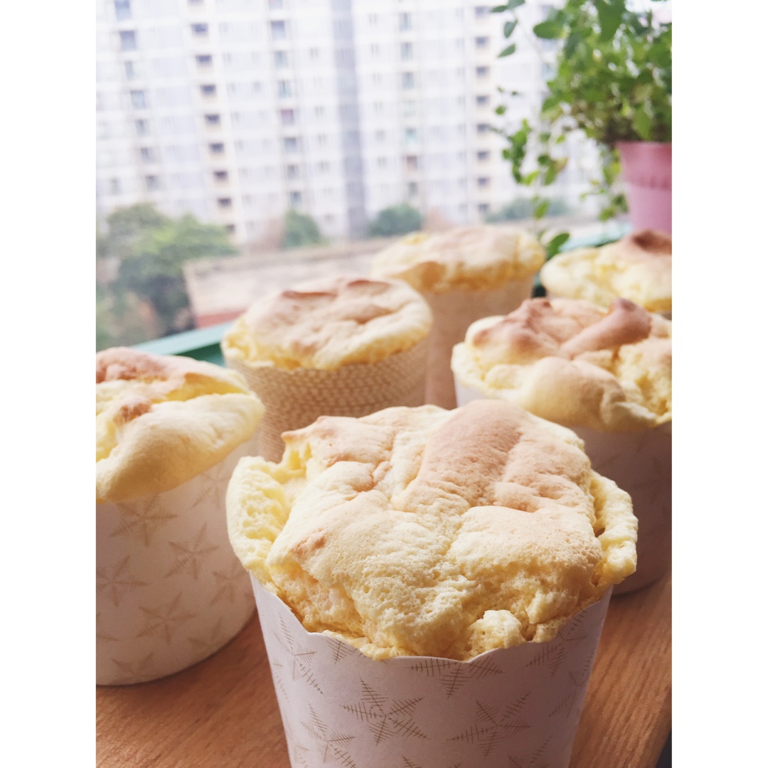 棉花纸杯蛋糕