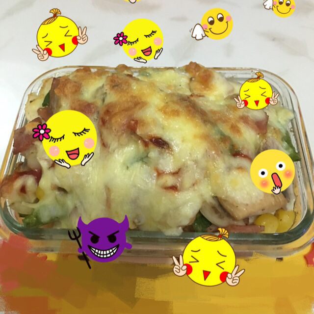 番茄培根焗饭