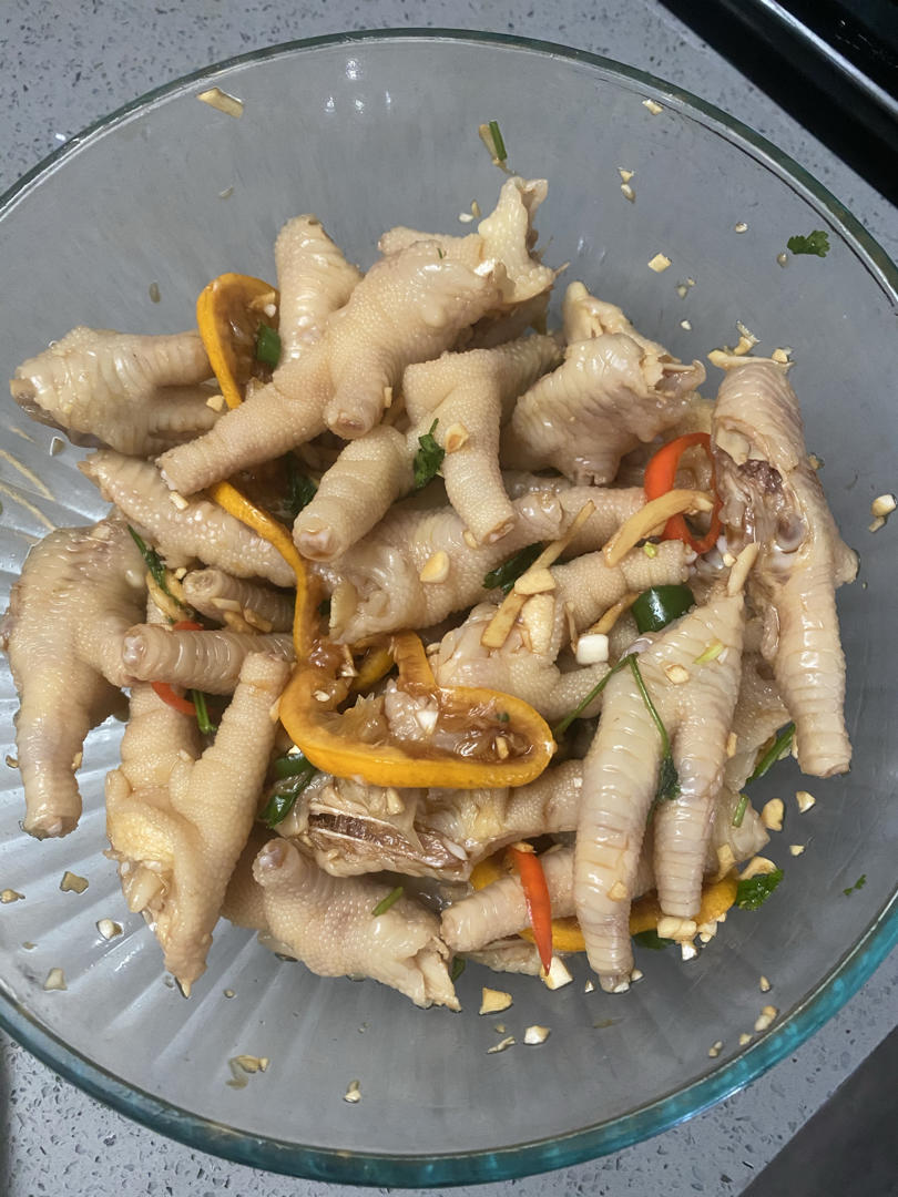 秘制柠檬酸辣鸡爪