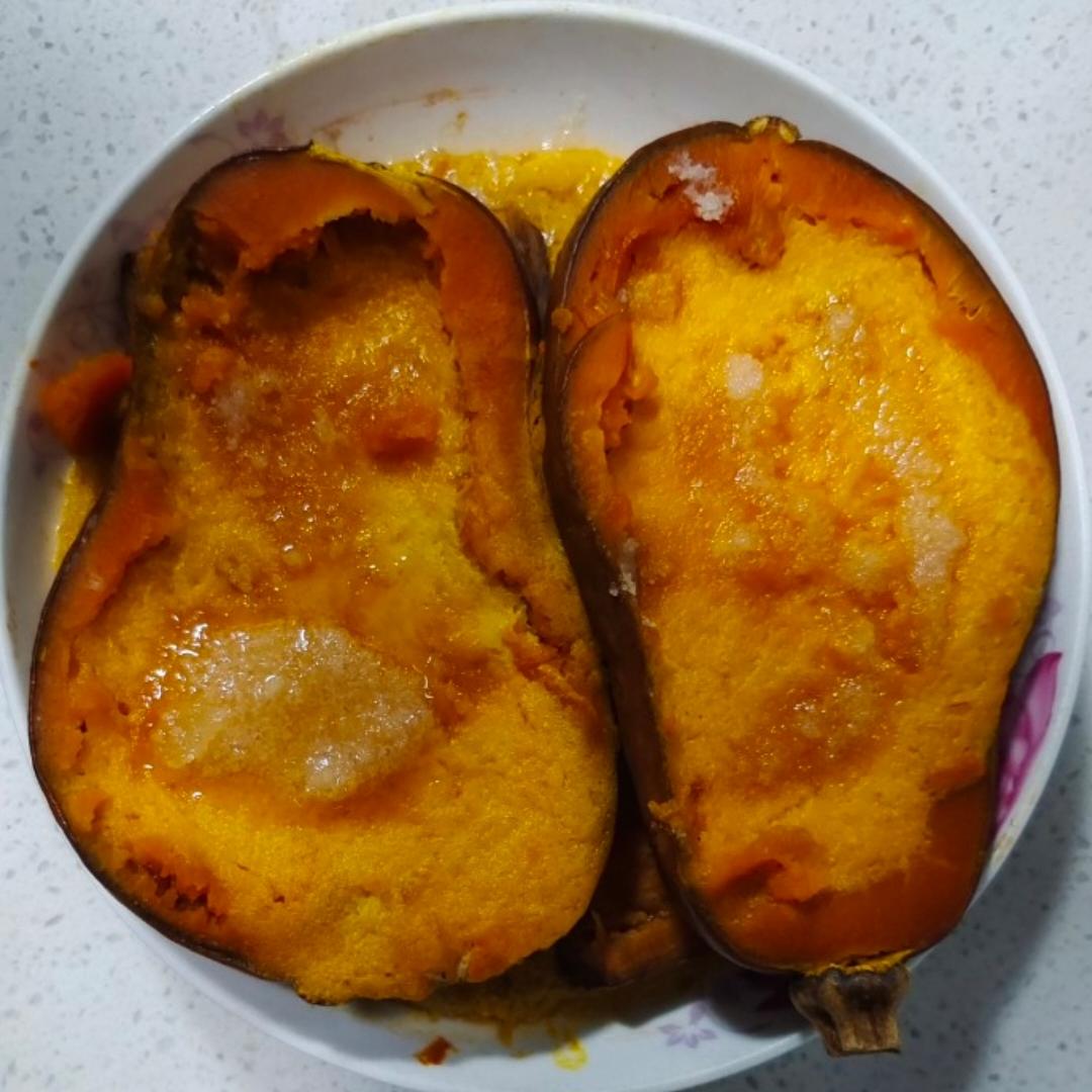 蒸北美奶油南瓜（Butternut squash）布丁