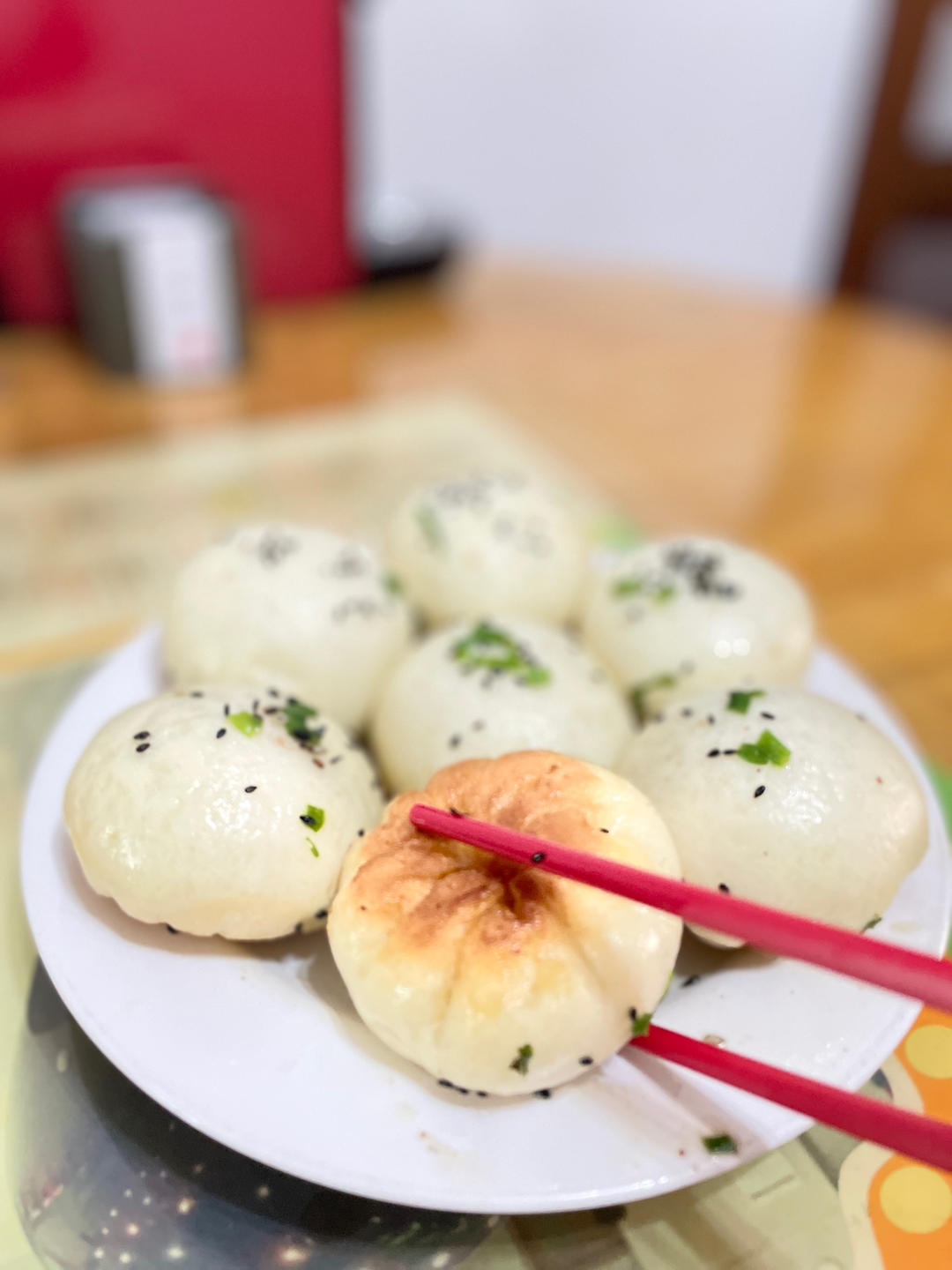 小时候的生煎包