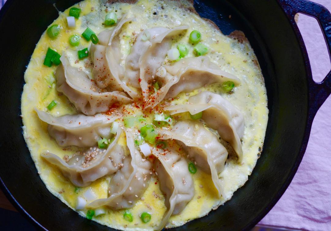 鸡蛋煎饺（零失败）