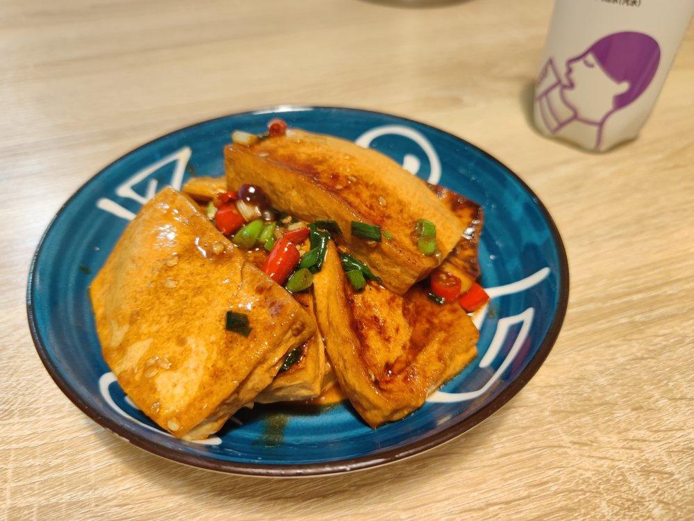 蒜香煎豆腐 炒鸡无敌美味