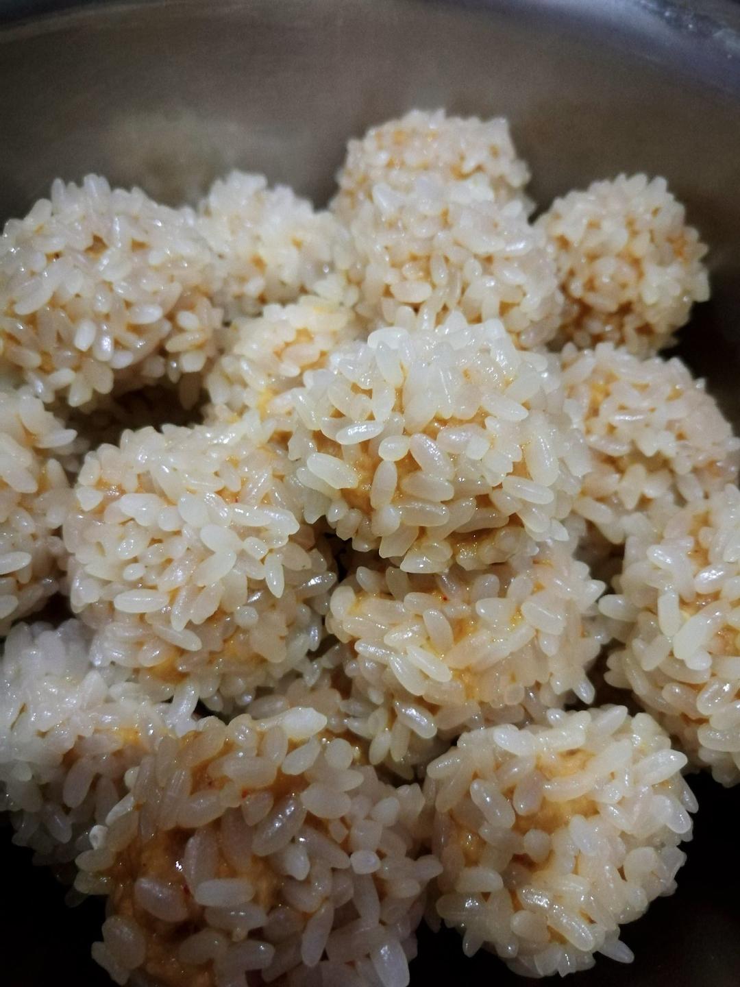 橘苑小憩做的糯米珍珠丸子