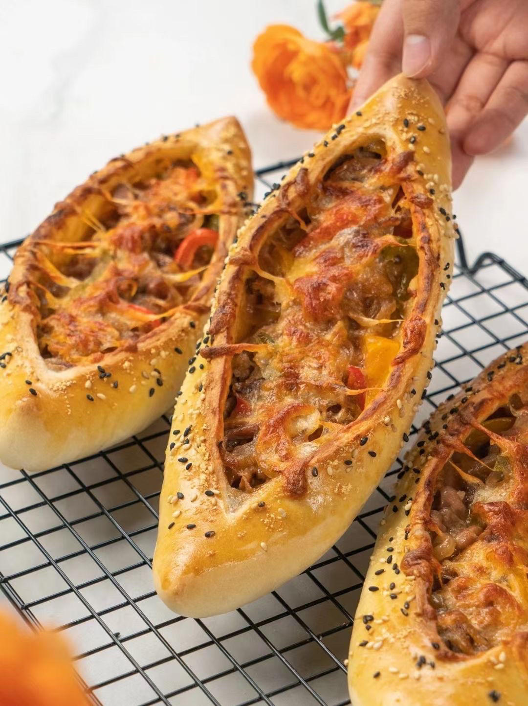 青椒脆皮牛肉包的做法